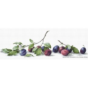 Lucas-S Plums Counted Cross-Stitch Kit