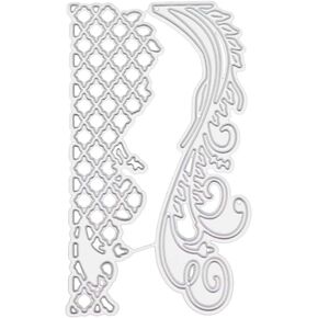 Flower Backdrop Metal Cutting Dies Stencil Scrapbooking Album Stamp Paper Die Cuts for Card Making On,Die-Cutting and Embossing,Scrapbooking Die-Cuts