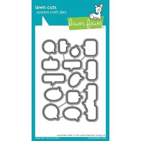 Lawn Fawn LF3360 All The Speech Bubbles Lawn Cuts Dies