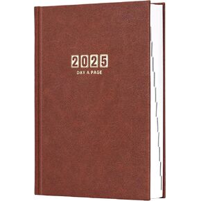2025 Daily Planner - 2025 Daily Planner Full Page Per Day, Page A Day Calendar 2025, Jan. 2025 - Dec. 2025, 5.8" x 8.4", Agenda for 365 Days