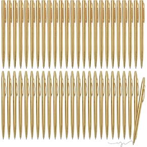 50 Pcs Gold Metal Pens Slim Ballpoint Pens Bulk Retractable Ballpoint Pen 1mm Medium Point Pens with Black Ink for Wedding Business Office School Supplies (Gold 1, 50)