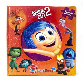 Disney Inside Out 2 My First Puzzle Book - Jigsaw Buzzles for Kids ، Book Board من 10 صفحات ، 5 ألغاز للاستمتاع بها