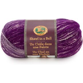 Lion Brand Yarn 828-203 Shawl in a Ball Yarn, One Size, Mindful Mauve