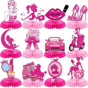 Princess Centerpieces For Tables Princess Table Decorations Pink Centerpieces For Tables Hot Pink Party Decorations Bachelorette Party Decorations Bridal Shower
