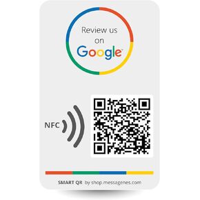 Replable Review Tap Sticker for Google Reviews - 1 -scyer - QR & tap nfc sticker - Review Us on Google Tap Sticker - iPhone & Android - تعزيز ملصق المراجعات الخاص بي - إعداد في المنزل | بواسطة Messagenes