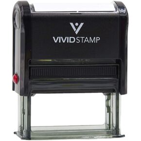 Sample Self Inking Rubber Stamp (Red Ink) - Large