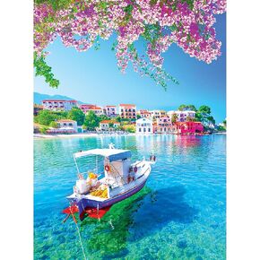 RoseArt - Kodak Premium - Village Areopoli - 1000 Piece Jigsaw Puzzle for Adults