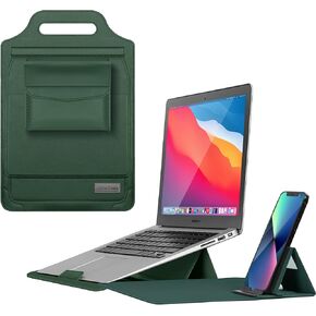 15-15.6" Protective Sleeve，for MacBook Pro15 & Surface Laptop Studio 14.4" for 15-15.6" Lenovo Dell HP Acer Chromebook Laptop，Splash Water Proof, Scratch Resistant Laptop Bag (15-15.6, Green)