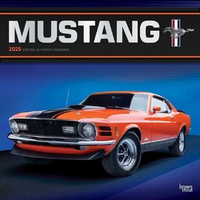 BrownTrout, Mustang 2025 Wall Calendar