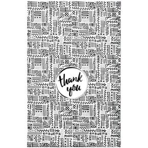 (50 pack) 10x13 Premium Matte Tribal Printed, 3.1ML Poly Mailers, with built in Thank You Sticker For Custom Product Packaging, Mailing & Shipping, w/Self Seal Included By MagnaEssential