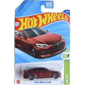 Hot Wheels Tesla Model S Plaid, HW EV 1/10 [red] 9/250