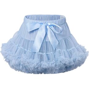 Girls Tutu Dress Layered Tulle Ruffle Skirt Princess Tutu Dance Outfit Party Birthday