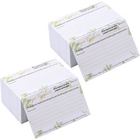 200 Pack Church Visitor Cards 3 x 5 Inches Church Welcome Small Prayer Card Decorative Prayer Request Cards for Church Greeting Praying (Marble)