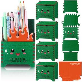SHERR Superior Support Superior Dumpster Despster Desk Associory Honor Honor Homiination Homeization Bulk Funny Wooden Pencil Holder with Fire Fil Flame Sticky Notes for Team Cowhork Office Amstrict (24 set) in Kuwait