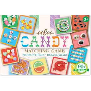 eeBoo: Candy Memory and Matching Little Game, Sharpens Recognition, Concentration and Memory Skills, for Ages 3 and Up, Provides Interaction Between Child and Parent