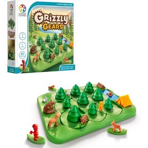 SmartGames Grizzly Gears Game with 80 Challenges for Ages 7 - Adult