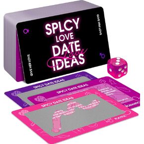 Scratch Off Date Night Ideas, 60 Scratch Off Cards Challenge Book (Purple)