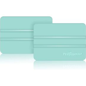 TECKWRAP Craft Mint Squeegee Vinyl Scraper Decal Applicator Tool 2pcs/Pack