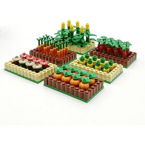 Dspitwod Cropland Set Farm Field Associory Building Build Brick PlaySet لـ Boys Boys البالغون من العمر 6 سنوات.