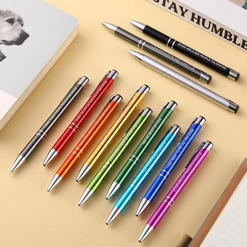 12 PCS مضحكة الكلاب الكلاب عشاق الكلاب الكلب أقلام رباح الأسود ballpoint عشاق الحيوانات الأليفة أقلام مع أقوال مضحكة هدايا هفوة المكتب in Saudi Arabia