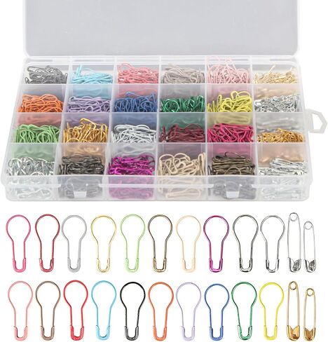 Olikraft 300-Piece Stitch Marker Set for Crochet & Knitting - Durable, Multi-Colored Stitch Markers, Perfect for Crocheting Supplies, Knitting Accessories, Craft Enthusiasts in Kuwait