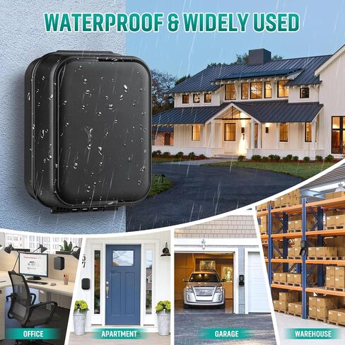 Key Lock Box with Code, Waterproof Sturdy Wall Mount Lock Box for Keys, Hide a Key Outside, 12-Digit Combination Lockbox Resettable Code Key Safe for Home, Office, Apartment, Warehouse in Saudi Arabia