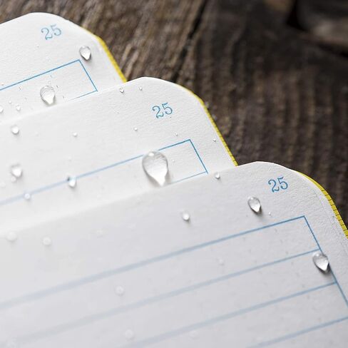 Rite In The Rain All-Weather Stapled Notebook, 4 5/8" x 7", Yellow Cover, Universal Pattern, 3 Pack (No. 371FX) in Kuwait
