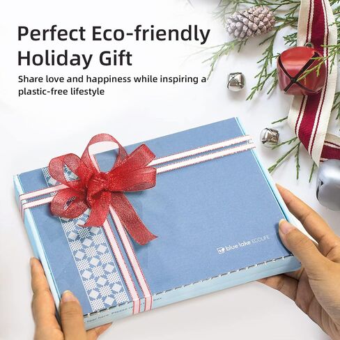 Blue Lake EcoLife undist underner kit kit kit kit اطلاع أسبوعيًا وشهريًا ، مجلة دفتر دفتر دفتر دفتر 6x8 ، دفتر بالصفحة الفارغة ، ملصقات ، حقيبة قلم رصاص ، مرجعية زرقاء in Kuwait