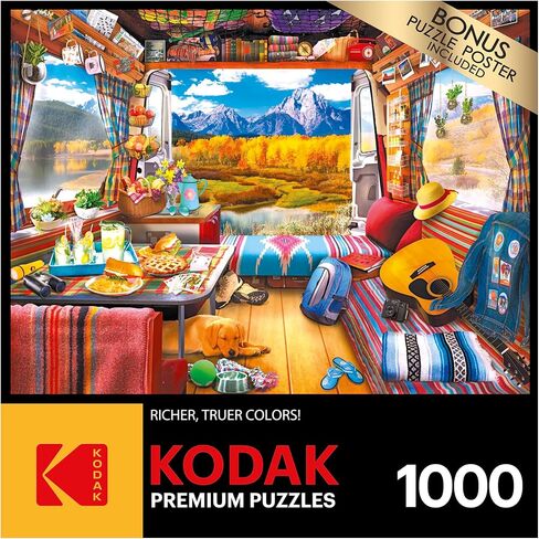 RoseArt - Kodak Premium - 4th of July Yard - 1000 Piece Jigsaw Puzzle for Adults - Patriotic Summer Fun in Saudi Arabia
