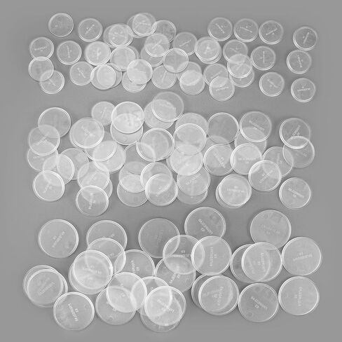 100PCS Miniature Bases+120PCS Adhesive, 25mm or 0.98inch Round Black Plastic Model Bases for Gaming Miniatures Collectible War Table Game or Wargames Board Game in Saudi Arabia