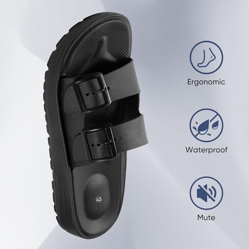 صنادل صيفية للرجال - صنادل مشي خفيفة الوزن ومريحة من مادة إي في إيه، مثالية للاستخدام في الأماكن المغلقة أو الهواء الطلق - Sandalias Para Hombres in Kuwait