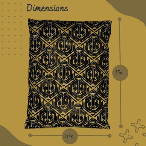 Hawk Poly Mailers 6x9 Cute Floral Heavy Duty 3.15mil Tamper-Evident & Self-Sealing Shipping Envelopes for Small Businesses Printed Waterproof Mailing Bags Non Padded (Sunflower Symphony, 6x9) in Saudi Arabia