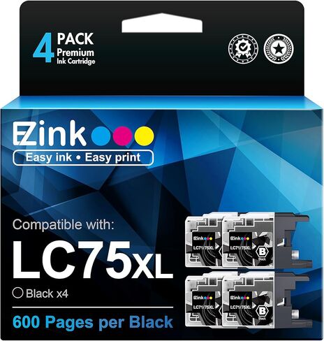 E-Z حبر خرطوشة الحبر المتوافقة مع Canon PGI-225 CLI-226 PGI225 CLI226 متوافق مع PIXMA MX882 MX892 MG5320 MG6220 (2 PGBK ، 2 سايان ، 2 Magenta ، 2 أصفر ، أسود صغير) in Kuwait