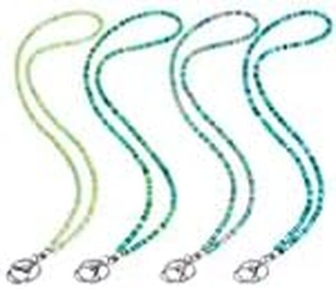 Ornaland 4 PCS Lanyards for Id Badges Teacher Lanyard Lanyard Beaded Bohemian Lanyard مناسبة للاشتراح المكتبي أو كهدية in Kuwait