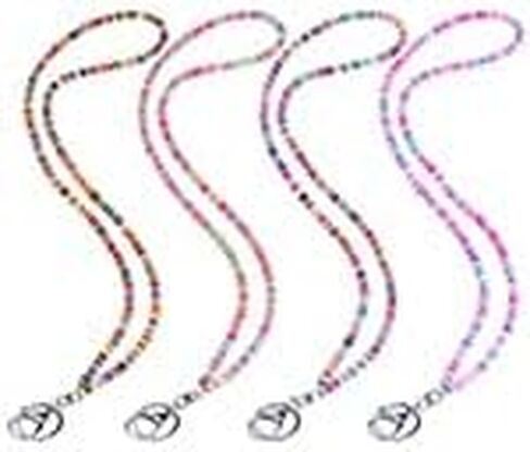 Ornaland 4 Pcs Lanyards for id Badges Teacher Lanyard Beaded Lanyard Bohemian Lanyard Suitable for Office Leisure or As Gift in Kuwait