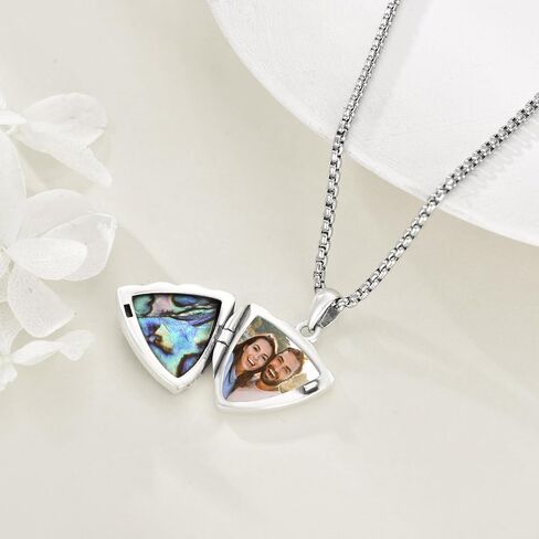 St. Michael Locket Necklace 925 Sterling Silver Saint Michael Locket Pendant Necklace Religious Jewelry Gifts for Men Women in Saudi Arabia