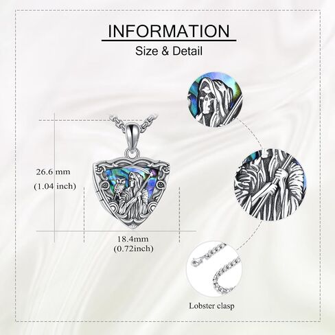 St. Michael Locket Necklace 925 Sterling Silver Saint Michael Locket Pendant Necklace Religious Jewelry Gifts for Men Women in Saudi Arabia