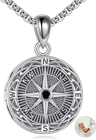 St. Michael Locket Necklace 925 Sterling Silver Saint Michael Locket Pendant Necklace Religious Jewelry Gifts for Men Women in Saudi Arabia