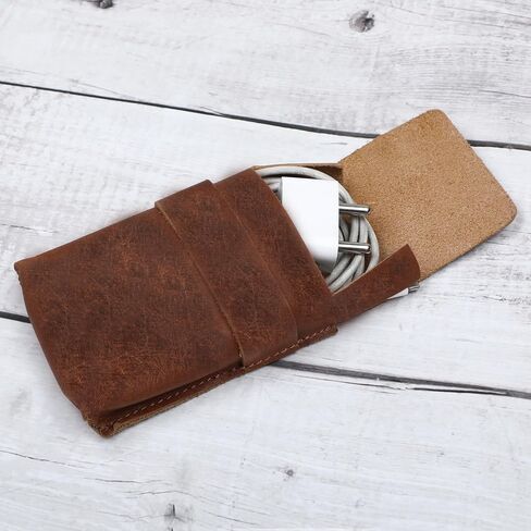 Green Leather Playing Card Holder Cases - Full-Grain Genuine Leather Playing Card Storage Box - Handcrafted Game Card Storage Case, Fits Poker & Bridge Size Cards Travel Case Single Deck in Kuwait
