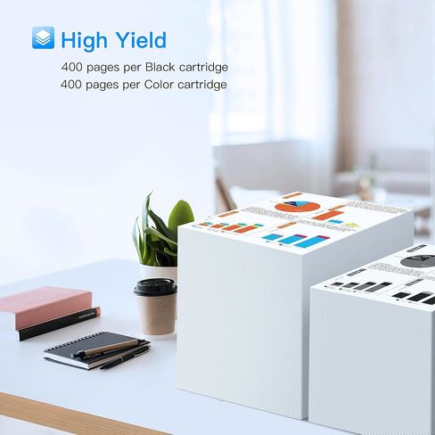 LC3013 Ink Cartridges BK C M Y High Yield Compatible for Brother LC3013 LC3011 LC3013XL for Brother MFC-J497DW MFC-J895DW MFC-J491DW MFC-J690DW Printer (LC30134PKS, Black Cyan Magenta Yellow，4 Pack) in Saudi Arabia