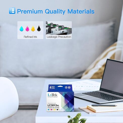 LC3013 Ink Cartridges BK C M Y High Yield Compatible for Brother LC3013 LC3011 LC3013XL for Brother MFC-J497DW MFC-J895DW MFC-J491DW MFC-J690DW Printer (LC30134PKS, Black Cyan Magenta Yellow，4 Pack) in Saudi Arabia