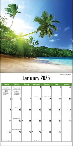 Turner Photographic Beaches Photo Mini Wall Calendar (25998950038) in Saudi Arabia