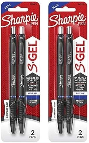 Sharpie S-Gel Blue Gel Pen 2 PK in Kuwait