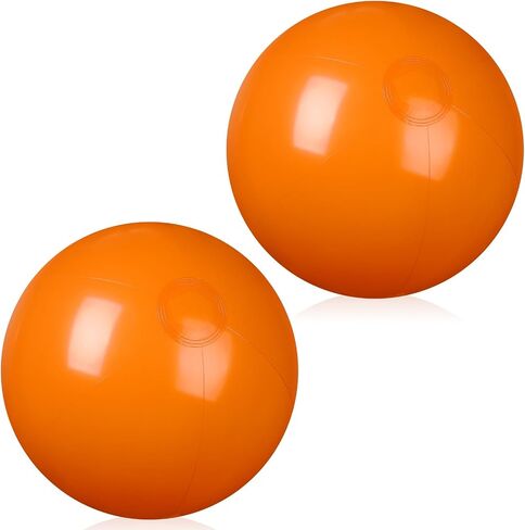 2 Pcs Inflatable Beach Ball 20 inch Swimming Pool Balls Summer Outdoor in Kuwait