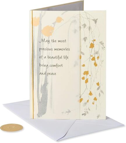 Papyrus Religious Sympathy Card (Deepest Sympathy) in Saudi Arabia