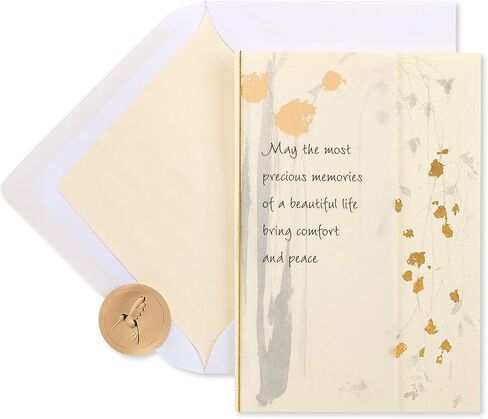 Papyrus Religious Sympathy Card (Deepest Sympathy) in Saudi Arabia