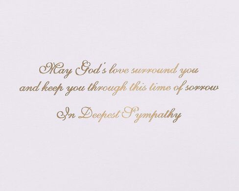 Papyrus Religious Sympathy Card (Deepest Sympathy) in Saudi Arabia