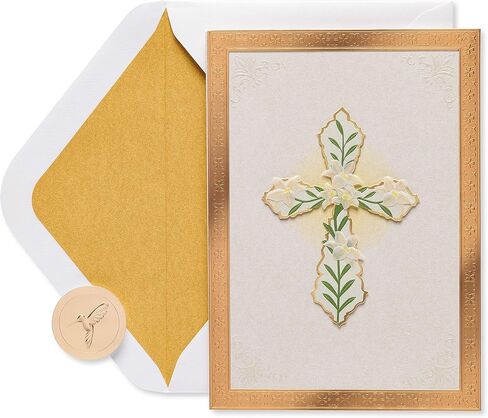 Papyrus Religious Sympathy Card (Deepest Sympathy) in Saudi Arabia