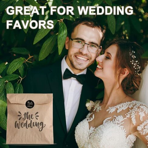 Outus 1000 Pcs Mini Flat Kraft Paper Bags Natural Treat Popcorn Party Favor Silverware Envelope Merchandise Bags for Cookies Desserts Snacks Sandwiches Chocolate Candy (5 x 7 Inch) in Saudi Arabia