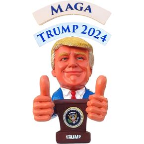 Donald Trump Doll - Bobblehead Election 2024 Bobbling Thumbs UP Instead of Head